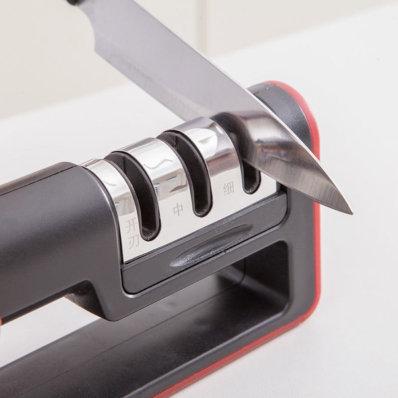 đȘ Professional Knife Sharpener â 3-stegs knivslip med diamantskĂ€rpa
