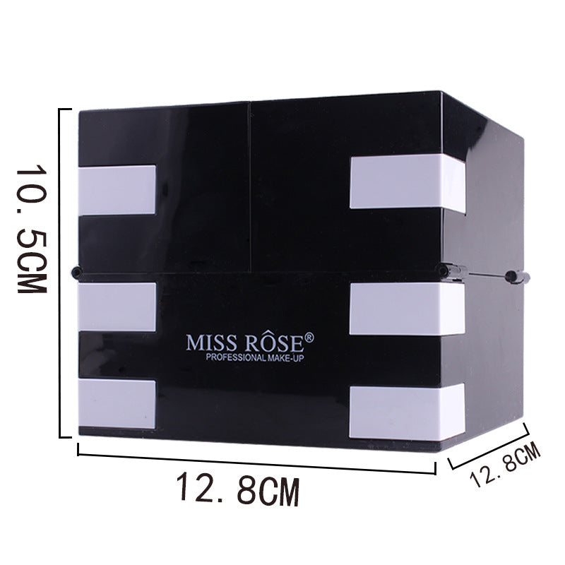 đš MISS ROSE Makeupkit â 144 Ăgonskuggor + Rouge & Brynprodukter i Ett Lyxigt Set