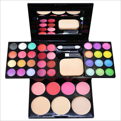 đ Allt-i-ett Makeupkit â Ăgonskuggor, Rouge, Bronzer & Concealer i Ett Set