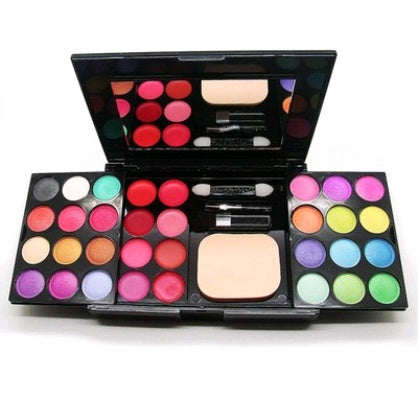 đ Allt-i-ett Makeupkit â Ăgonskuggor, Rouge, Bronzer & Concealer i Ett Set