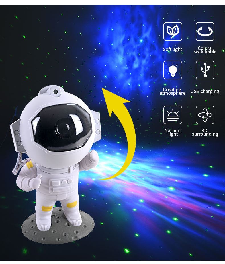 đšâđ Astronaut StjĂ€rnhimmel Projektor â Förvandla Taket till ett Galaktiskt Ăventyr