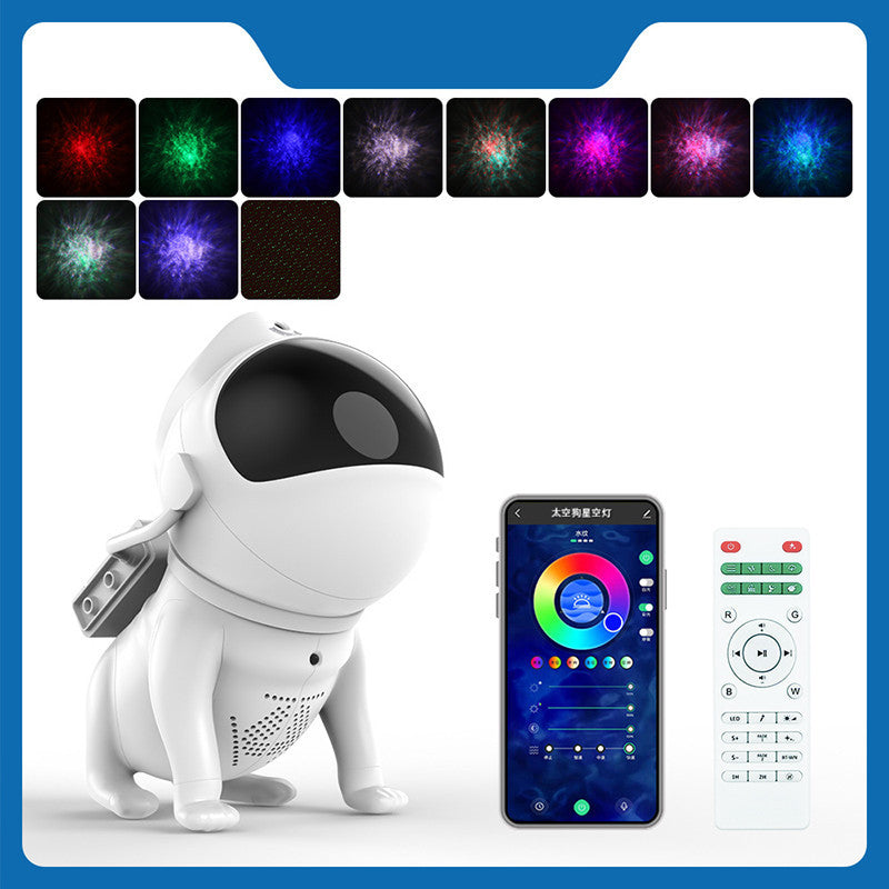 🎤 Röststyrd Galaxy Projektor – Stjärnhimmel med Bluetooth & Atmosfär