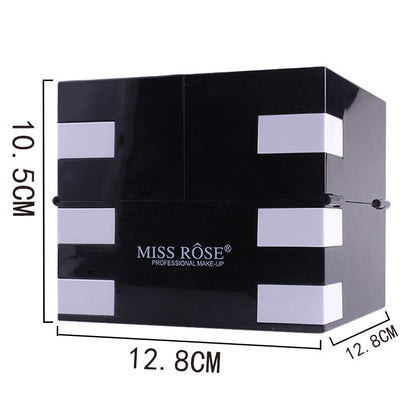 🎨 MISS ROSE Makeupkit – 144 Ögonskuggor + Rouge & Brynprodukter i Ett Lyxigt Set