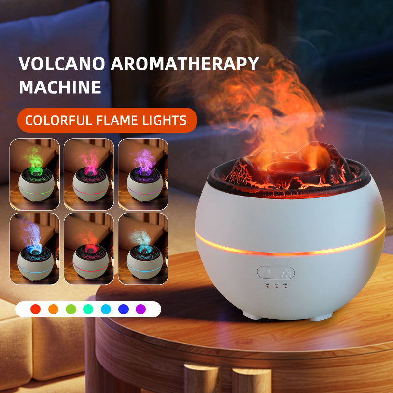 🔥 Aromadiffuser med Flammeffekt – Doftspridare för Hem & Spa-stämning