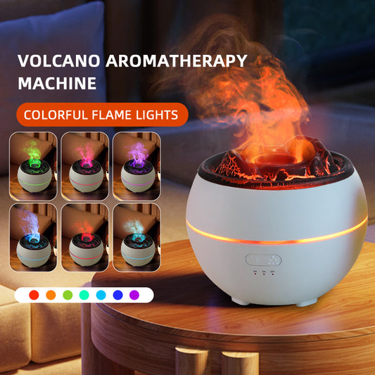 🔥 Aromadiffuser med Flammeffekt – Doftspridare för Hem & Spa-stämning