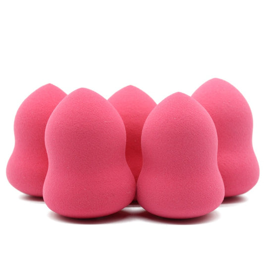 💗 Makeupsvamp – Rosa Foundation Puff för Jämn & Snabb Applicering