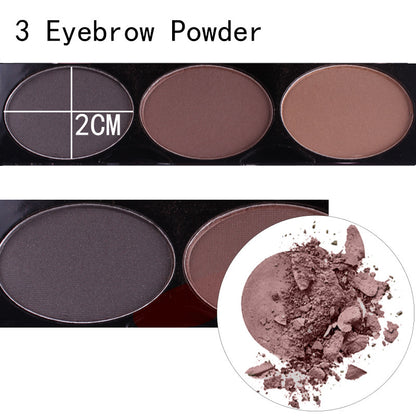 🎨 MISS ROSE Makeupkit – 144 Ögonskuggor + Rouge & Brynprodukter i Ett Lyxigt Set
