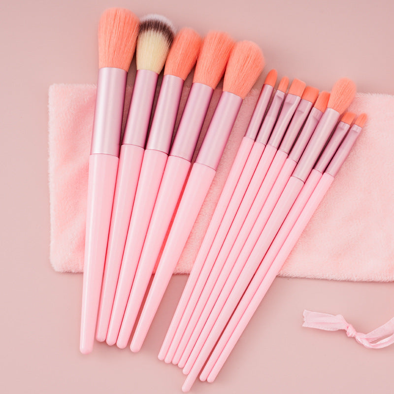 💄 13-delars Sminkborstset – För Bas, Ögon, Läppar & Detaljer