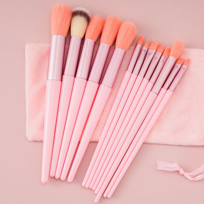 💄 13-delars Sminkborstset – För Bas, Ögon, Läppar & Detaljer