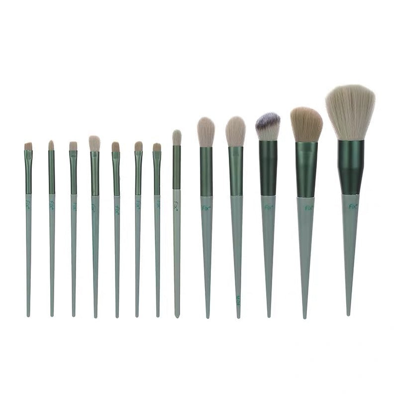 💄 13-delars Sminkborstset – För Bas, Ögon, Läppar & Detaljer