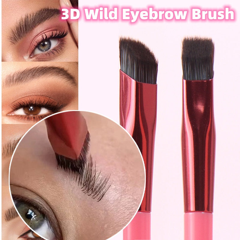 🖌 3D Brynborste – Precisionsborste för Ögonbryn, Hårfäste & Concealer
