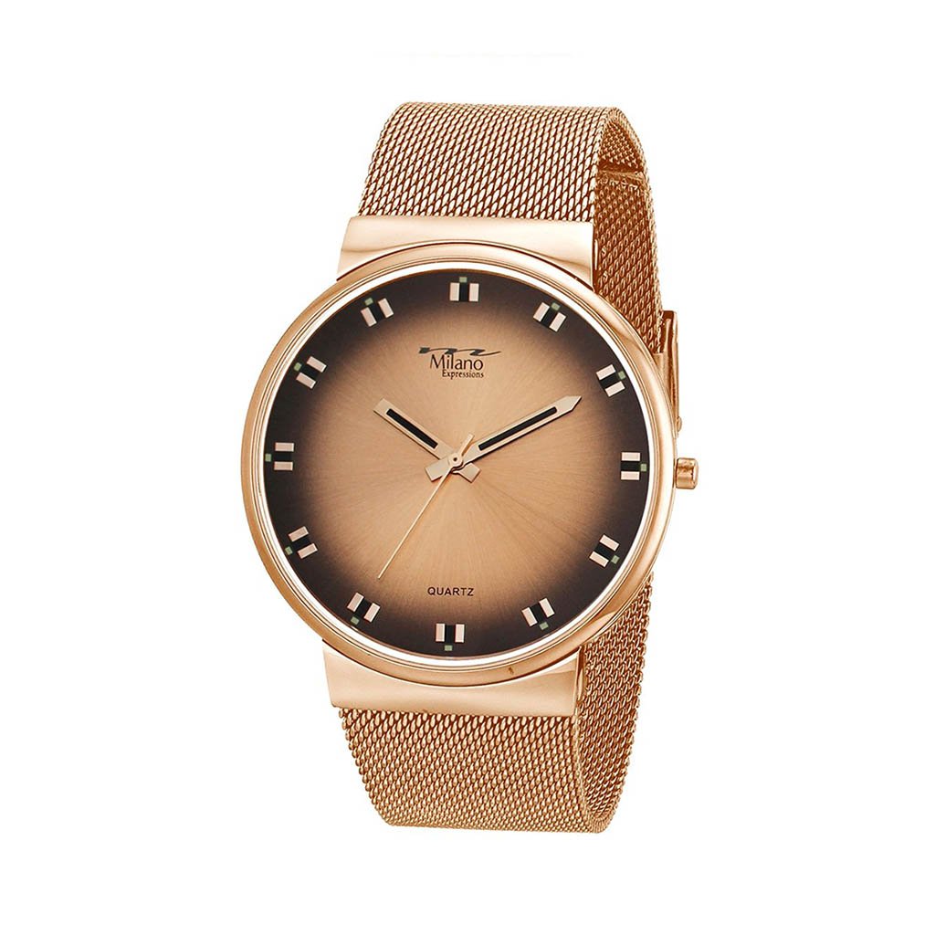 Virden™ – Rose Gold Mesh Damklocka från M Milano Expressions