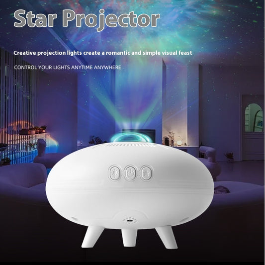 🛸 UFO Stjärnlampa – Färgglad Projektor med Rymdkänsla
