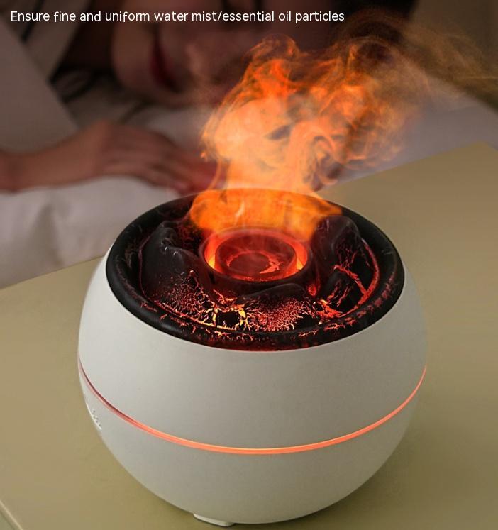 🔥 Aromadiffuser med Flammeffekt – Doftspridare för Hem & Spa-stämning