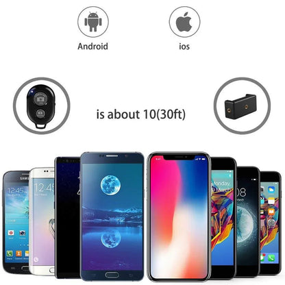 Smartphone Tripod for Phone Tripod for Mobile Monopod Tripod for Camera Holder Selfie Bluetooth-Compatible Remote Shutter