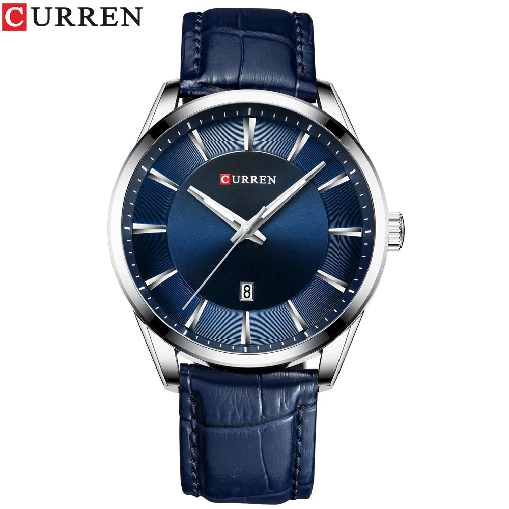 CURREN™ Classic Business – Stilren Herrklocka med Läderband