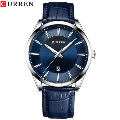 CURREN™ Classic Business – Stilren Herrklocka med Läderband