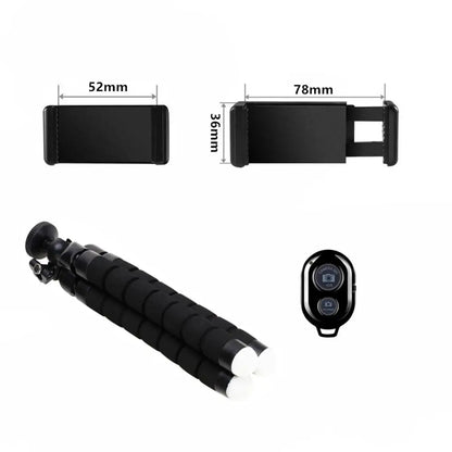 Smartphone Tripod for Phone Tripod for Mobile Monopod Tripod for Camera Holder Selfie Bluetooth-Compatible Remote Shutter