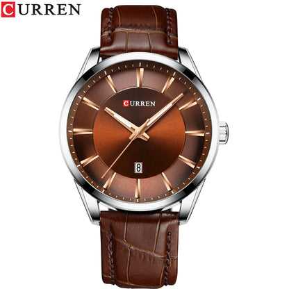 CURREN™ Classic Business – Stilren Herrklocka med Läderband