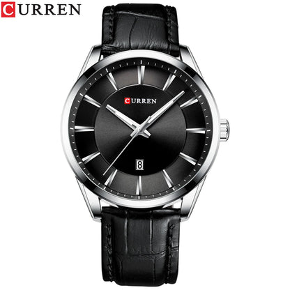 CURREN™ Classic Business – Stilren Herrklocka med Läderband