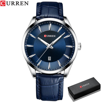CURREN™ Classic Business – Stilren Herrklocka med Läderband