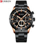 ⌚ CURREN 8355 – Sportig elegans i rostfritt stål