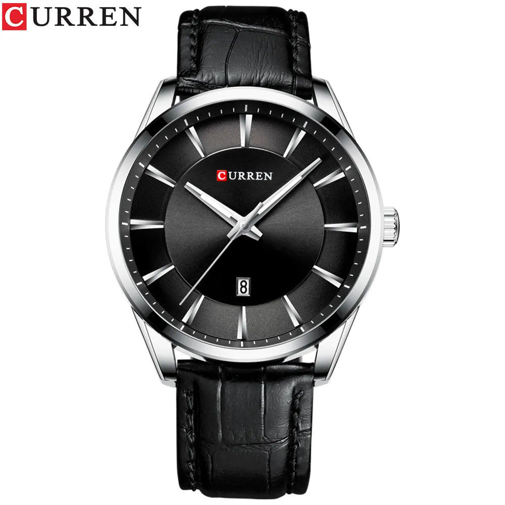 CURREN™ Classic Business – Stilren Herrklocka med Läderband