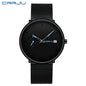 CRRJU™ Steel Date – Elegant Sportklocka med Mesharmband