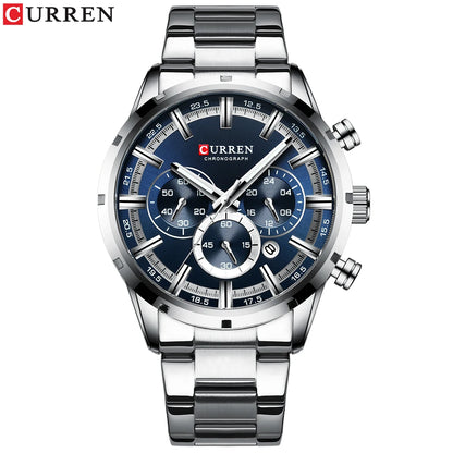 ⌚ CURREN 8355 – Sportig elegans i rostfritt stål