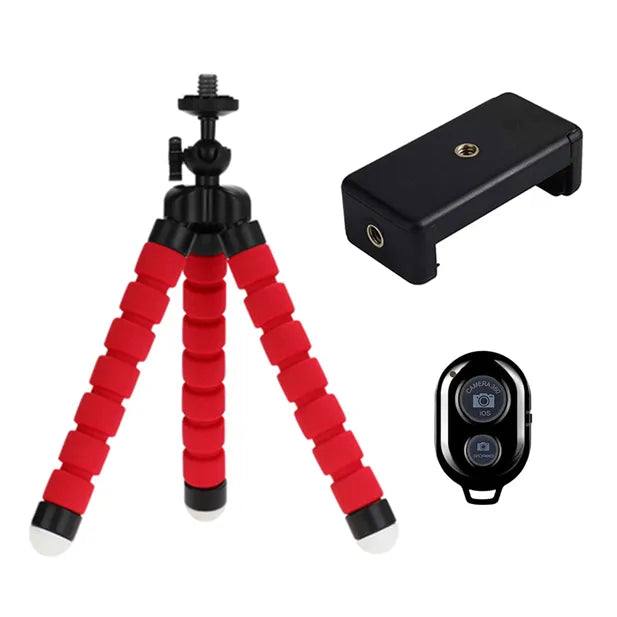 Smartphone Tripod for Phone Tripod for Mobile Monopod Tripod for Camera Holder Selfie Bluetooth-Compatible Remote Shutter