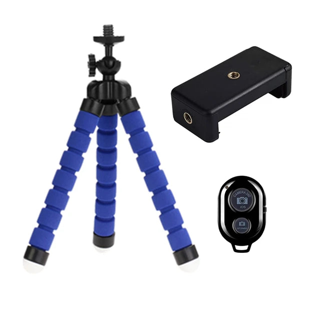 Smartphone Tripod for Phone Tripod for Mobile Monopod Tripod for Camera Holder Selfie Bluetooth-Compatible Remote Shutter