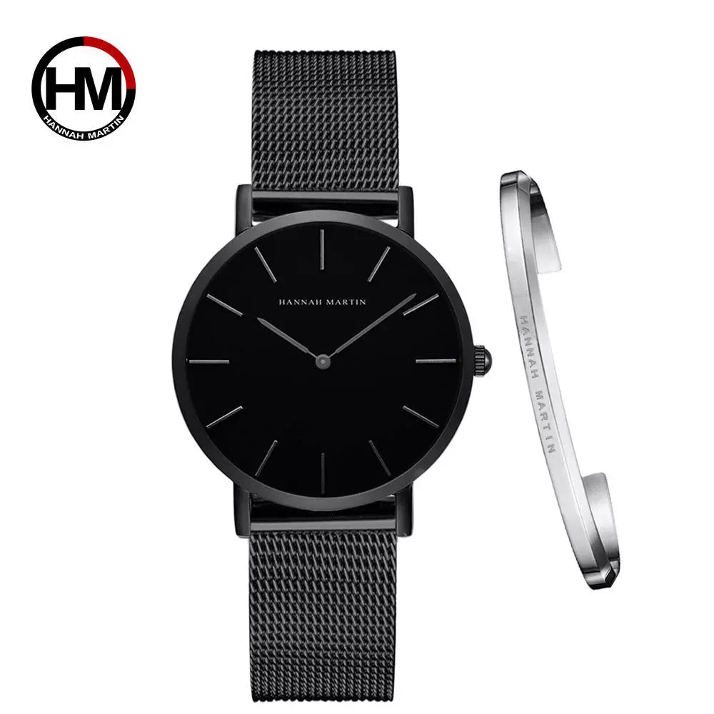 Elegant Damklocka i Roséguld – Set med Armband