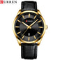 CURREN™ Classic Business – Stilren Herrklocka med Läderband