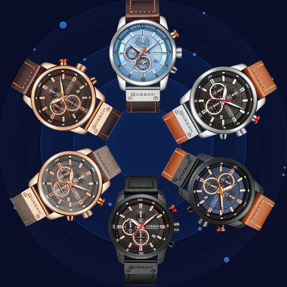 ⌚ CURREN 8291 – Stil möter funktion