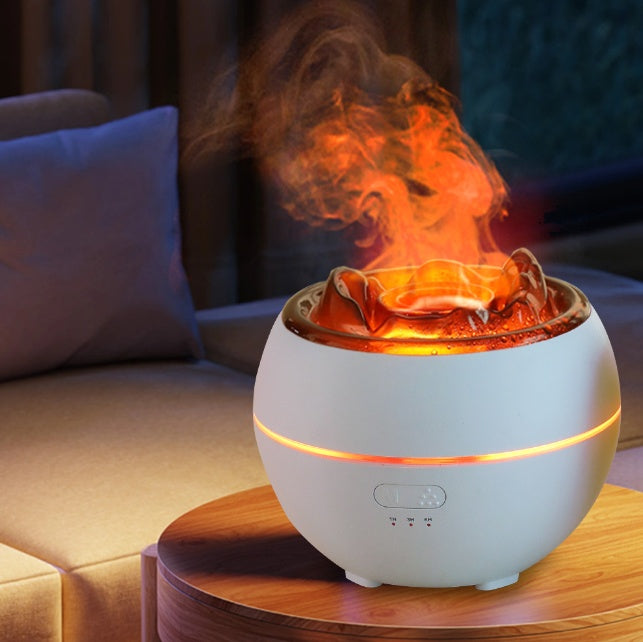 🔥 Aromadiffuser med Flammeffekt – Doftspridare för Hem & Spa-stämning