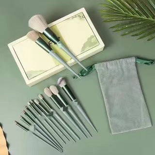 💄 13-delars Sminkborstset – För Bas, Ögon, Läppar & Detaljer
