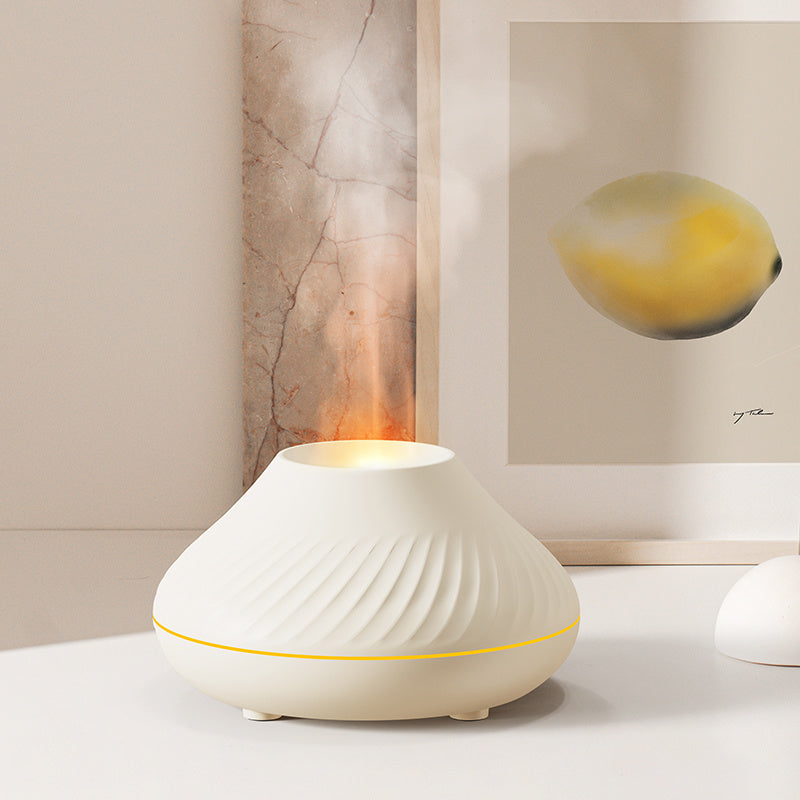 Aromadiffuser med flammeffekt – 130ml doftspridare för hem & spa-känsla