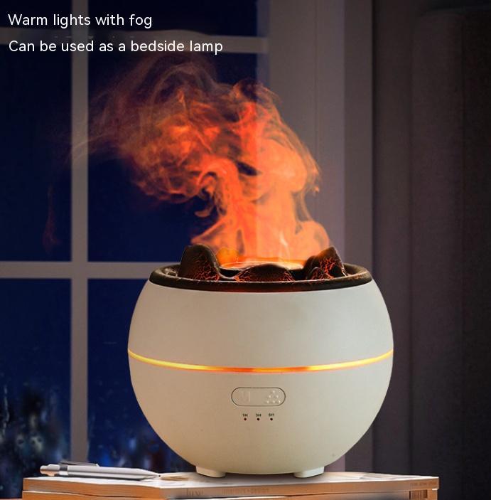 🔥 Aromadiffuser med Flammeffekt – Doftspridare för Hem & Spa-stämning